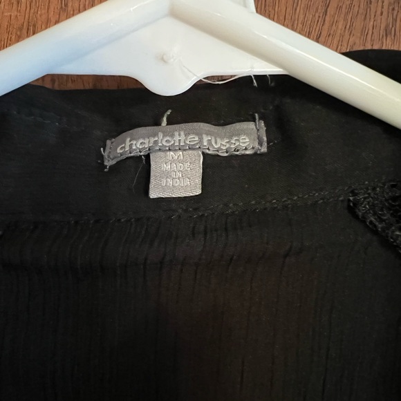 Charlotte Russe Sheer Lace Blouse🔴 - Picture 4 of 4